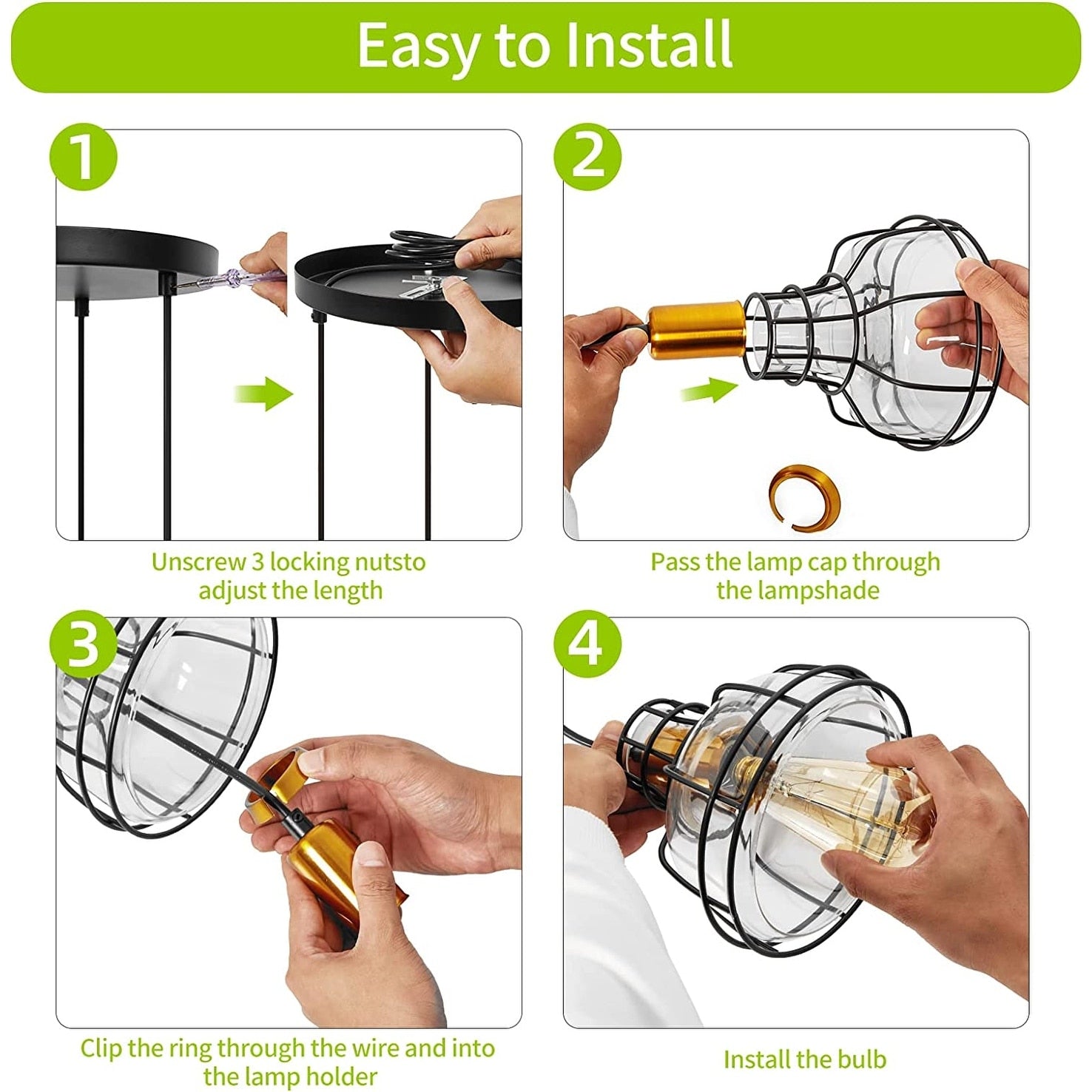 3 light cage wire cage pendant light industrial pendant ceiling light fixture farmhouse cluster pendant lamp