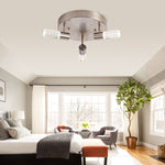 3 light modern flush mount ceiling spot light fixture LED rotating track lighting kits