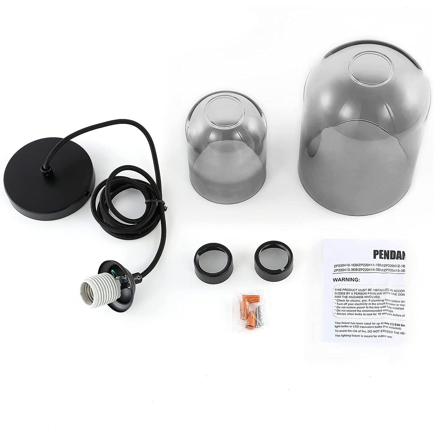 3 light pendant light fixture black pendant lamp glass hanging light fixture