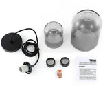 3 light pendant light fixture black pendant lamp glass hanging light fixture