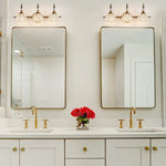 3 light vintage wall light fixture vanity wall lamp brass wall sconce over mirror