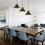3-pack kitchen island copper, metal wood hanging lamp black farmhouse lighting