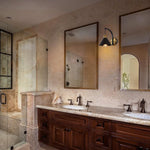 Vintage industrial sconce light gold, black light fixture aluminum wall lighting