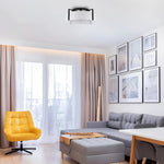4-light ceiling light metal ceiling lamp black lamp fixtures