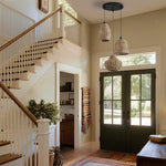 3 Light kitchen light black light fixtures rattan pendant light