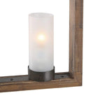 4 light rectangular kitchen island chandelier