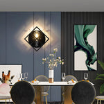 1 Light wall sconces black wall lighting metal wall light fixture