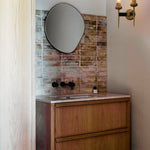 2 Light vanity lights for mirror antique bathroom vanity lights copper, glass decor wall light