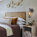 2 Pack light fixture black wall sconces metal wall light