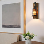 2 Pack home of decor black living room wood wall light