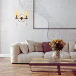 Industrial stylish lights and bulbs iron metal wall lights fixture gold lighting wall lights