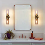 2 Light lighting and bulbs antique light fixture glass, metal lighting wall lights