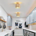 1 light bulb light metal farmhouse light gold kitchen light
