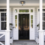 2 light mount flush light copper bedroom light black ceiling light