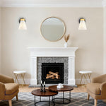 2 pack wall light glass metal light bulb light black gold wall sconces