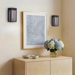 2 Pack bulb light metal exterior wall sconce black lamp fixtures