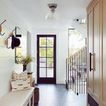 1-Light bulb light glass metal ceiling lights bronze light fixtures