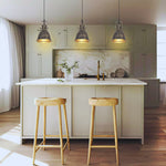 3 pack kitchen light metal dining room light black Bronze pendant light