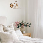 Vintage sconce lights  gold door lights glass, metal drawing room lights