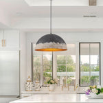 15.75" Hangable light destressed island lights metal pendant light