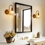 2  Pack wall sconce gold lights in walls iron bathroom with sconces
