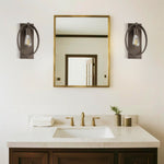 Farmhouse wall sconce iron hallway light dark bronze wall light