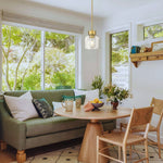 2-pack hanging fixture metal glass kitchen island brass pendant light