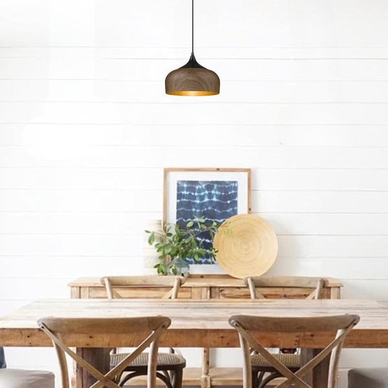Adjustable hanging light walnut pendant light wood,metal island lights