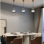 Adjustable kitchen island lights oak hanging light wood, glass, metal pendant Light