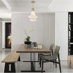 Art deco light fixture gold kitchen light iron pendant light