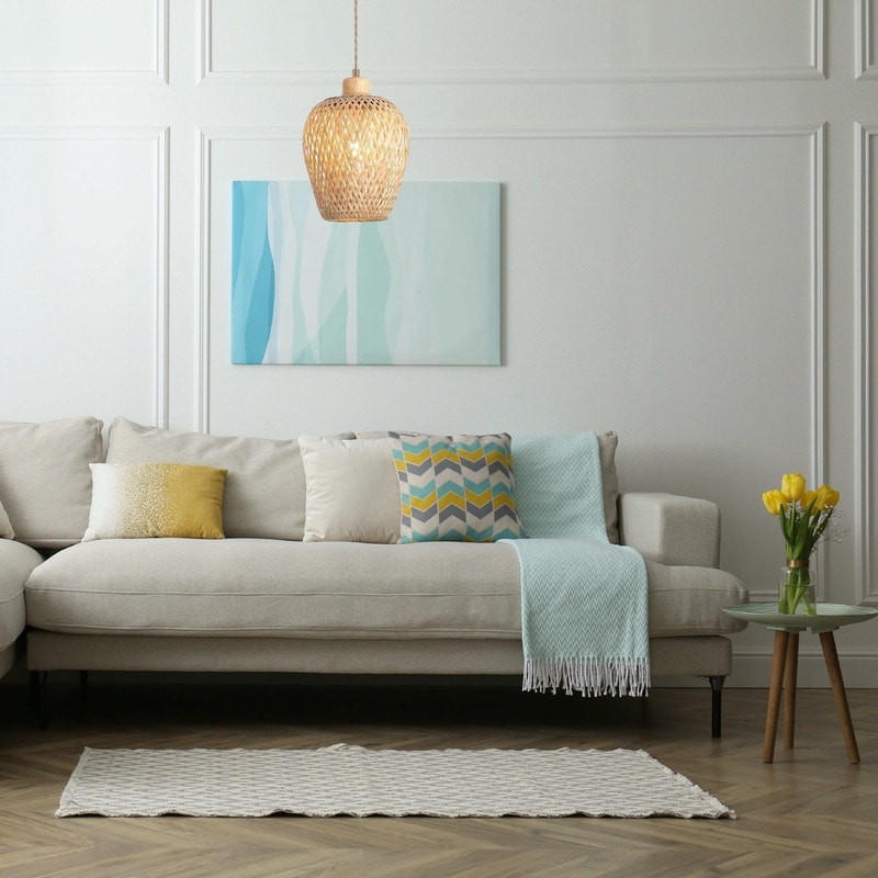 Farmhouse kitchen island lights natural hanging light fixtures bamboo pendant light