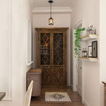 Farmhouse mini industrial island pendant light fixture