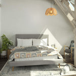 Farmhouse pendant light natural hanging light rattan woven light fixture