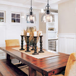 Indoor seeded glass pendant lamp,industrial pendant light