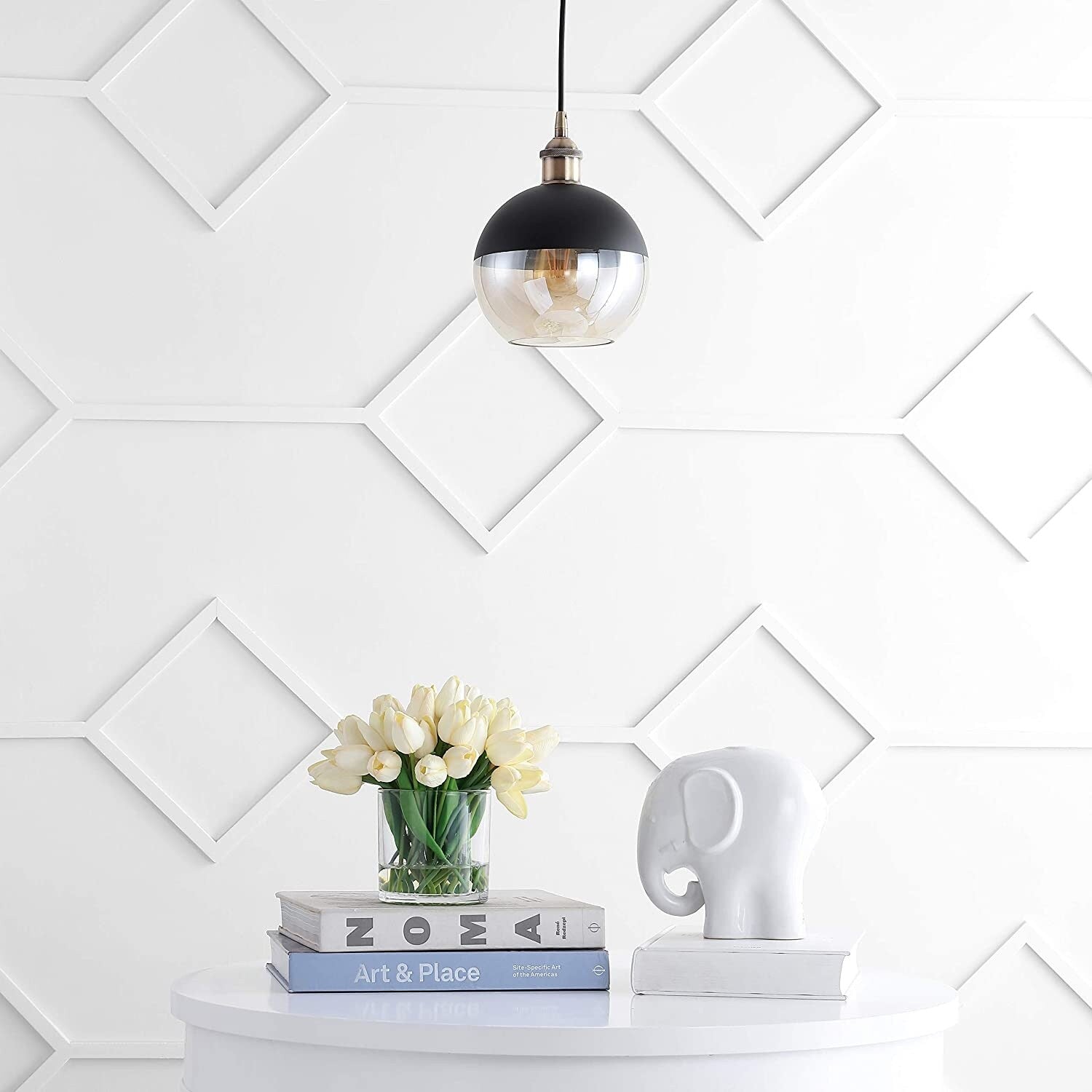 Industrial globe gold pendant light black drop light