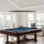 LED pendant light black dining room light wood pool light