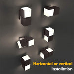 Moder cuba LED wall light porch wall lighting fixtures home wall lantern sconce