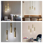 Modern Gold pendant light Spotlight for Kitchen Island Lighting Acrylic Hanging Lights