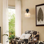 Modern bathroom lights black hallway lights  glass, metal bedroom lights