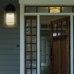 Porch lantern indoor wall light with clear glass shade