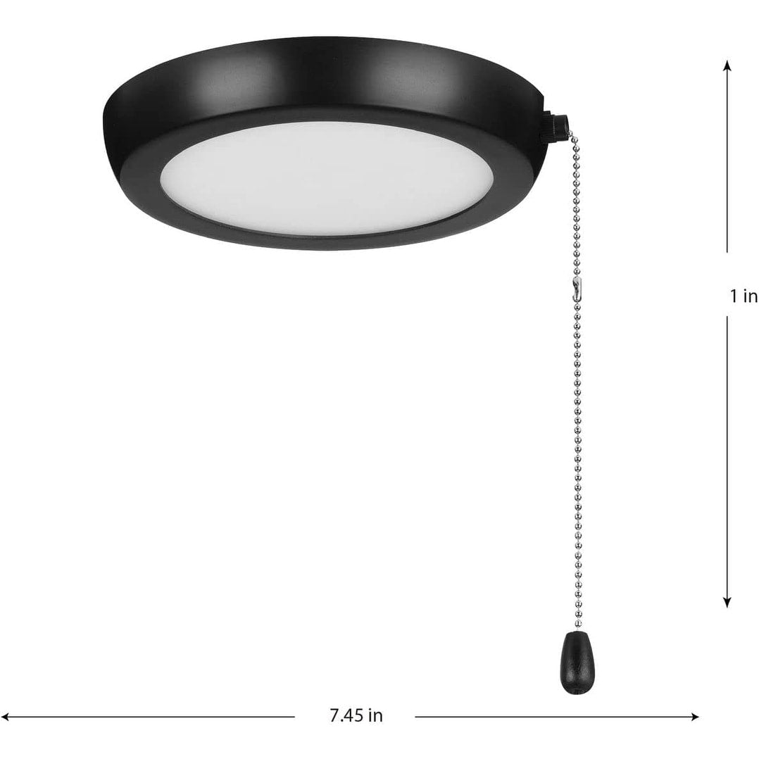 Pull chain switch ceiling light fixture matte black ceiling lamp
