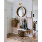 Set of 2 wall lights gold light fixture metal sconce lights