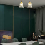 Unique design pendant light brass restaurants light glass, metal island lights