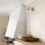 Unique design wall lights gold living room lights glass, metal hallway lights