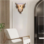 Unique sconce light gold wall lighting glass bedroom lights