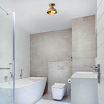 Vintage kitchen lights gold mount flush light metal ceiling lights