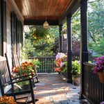 Vintage porch light gold light fixtures aluminum, glass pendant lights