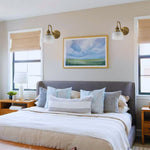 Vanity bulb light gold bathroom light glass, metal wall light