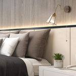 E26 Shade lamp gold light fixture metal wall light