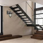 1 Light indoor wall lights aluminum porch light fixtures black wall sconce lighting